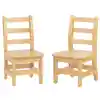Kydz Ladderback Chairs, Set of 2