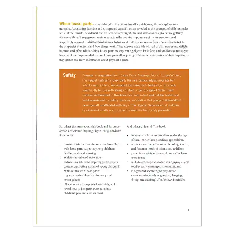 Loose Parts Resource Books, Set of 4