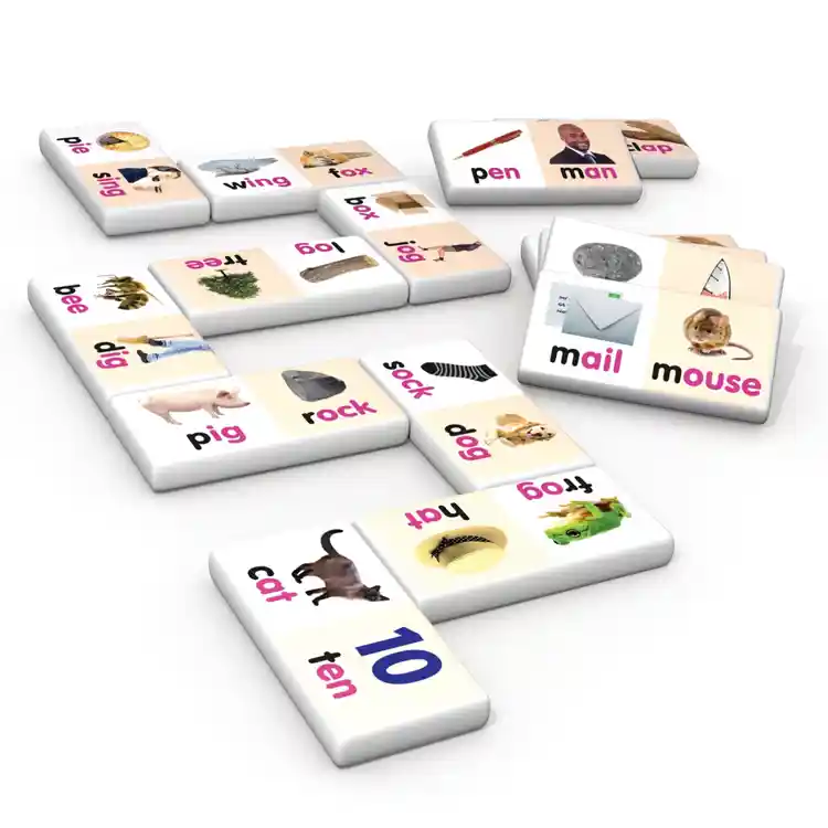 Match & Learn Dominoes, Rhyming Words