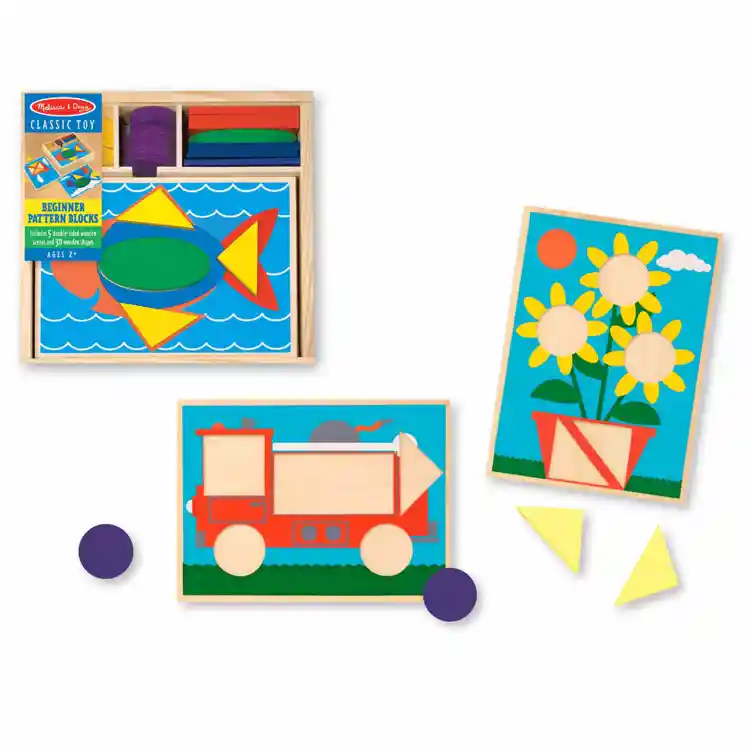 Melissa & Doug® Beginner Pattern Blocks