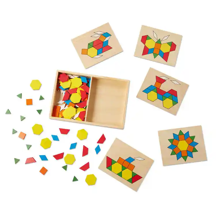 Melissa & Doug® Pattern Blocks & Boards