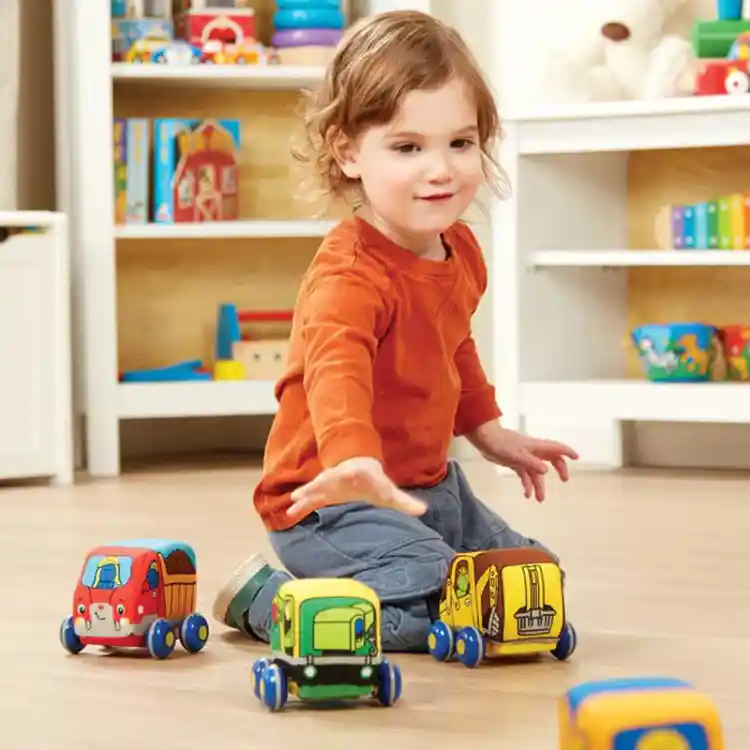 Melissa & Doug Pull-Back Construction Vehicles
