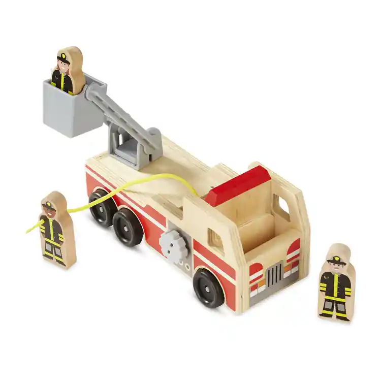 Melissa & Doug Wooden Fire Truck