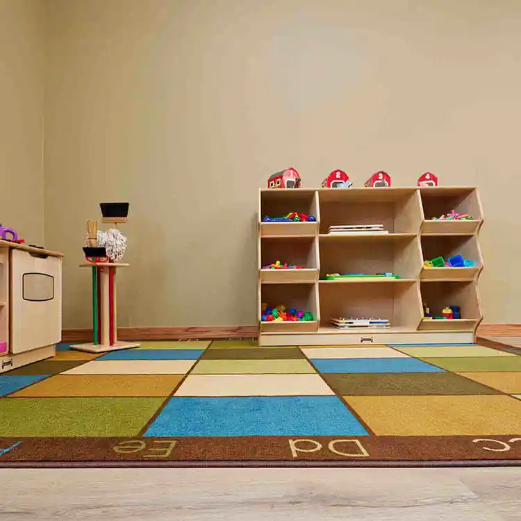 Nature's Colors Seating Classroom Rug