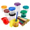 Paint Pot & Brush Set