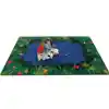 Peaceful Tropical Night Classroom Rug