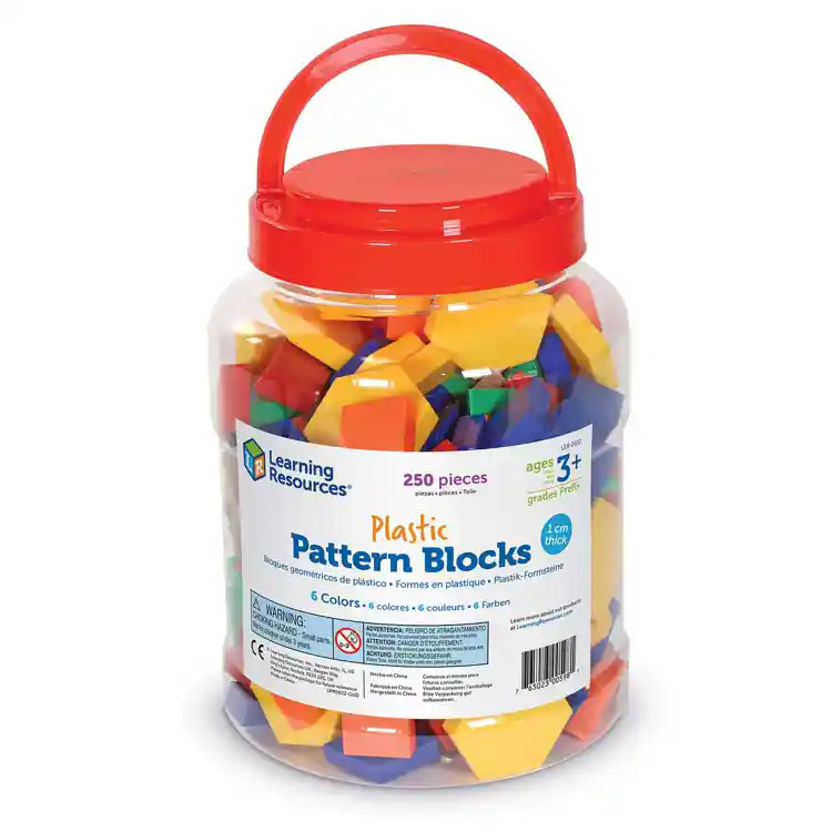 Plastic Pattern Blocks