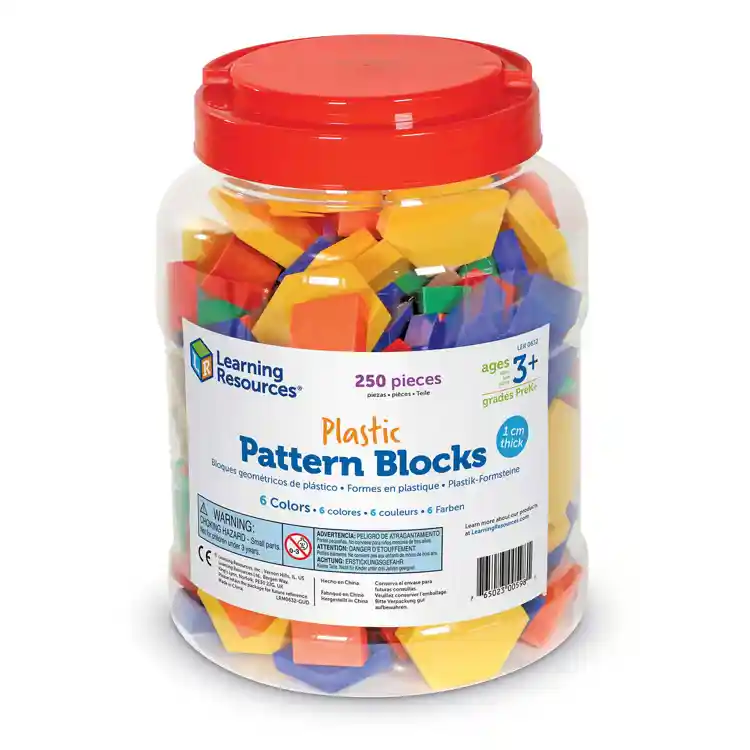 Plastic Pattern Blocks