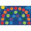 Rainbow Seating Classroom Rug