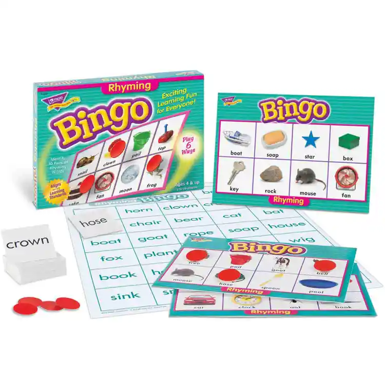 Rhyming Bingo Game