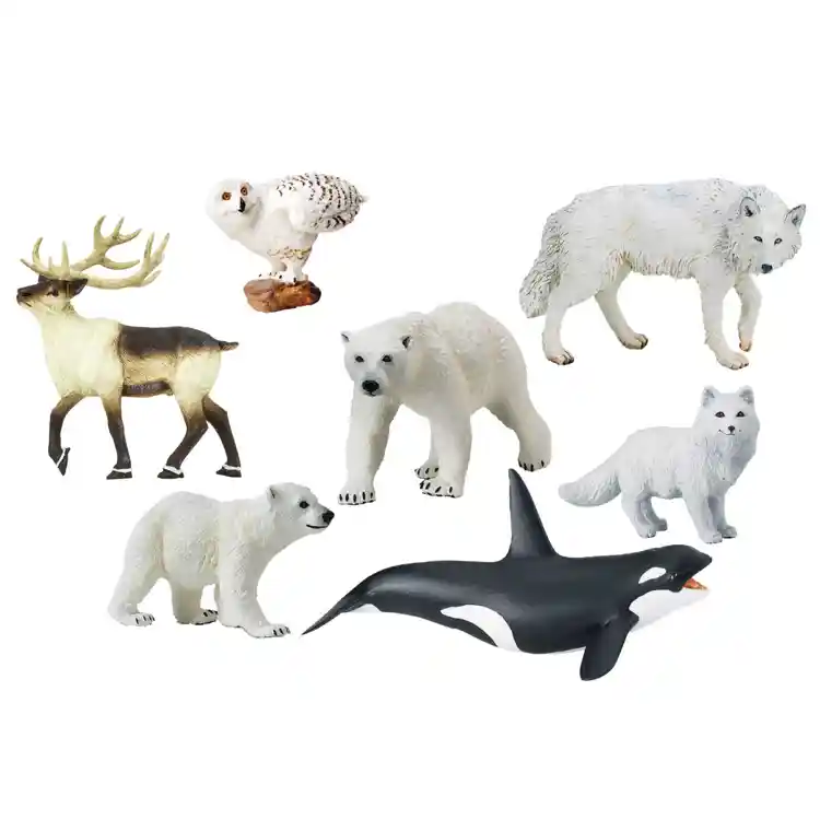 Arctic Wild Realistic Animals