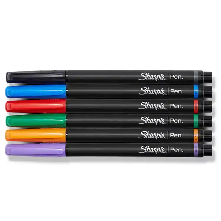 Sharpie® Pens, 6 Color Set