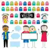 Stick Kids All Are Welcome Bulletin Board Set