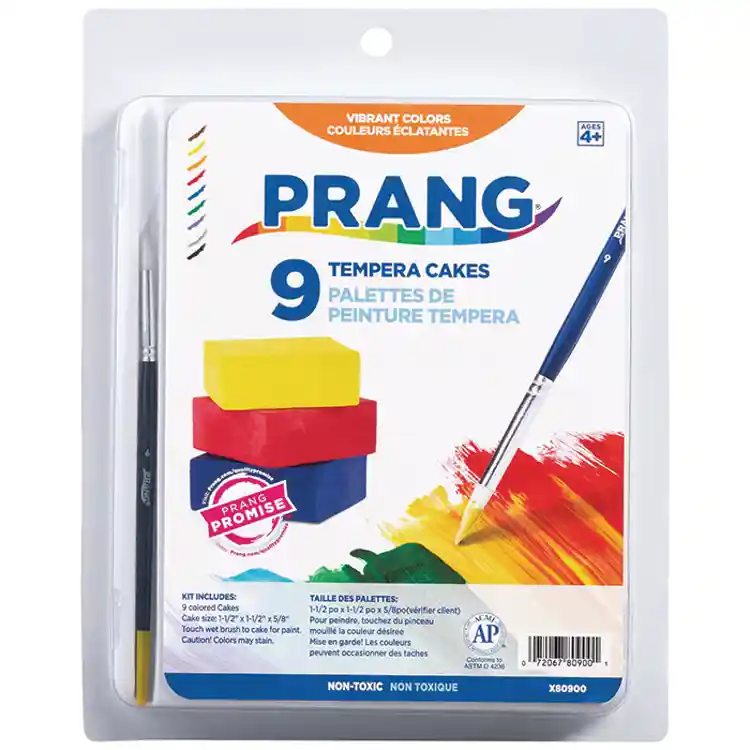 Tempera Cakes, 9 Color