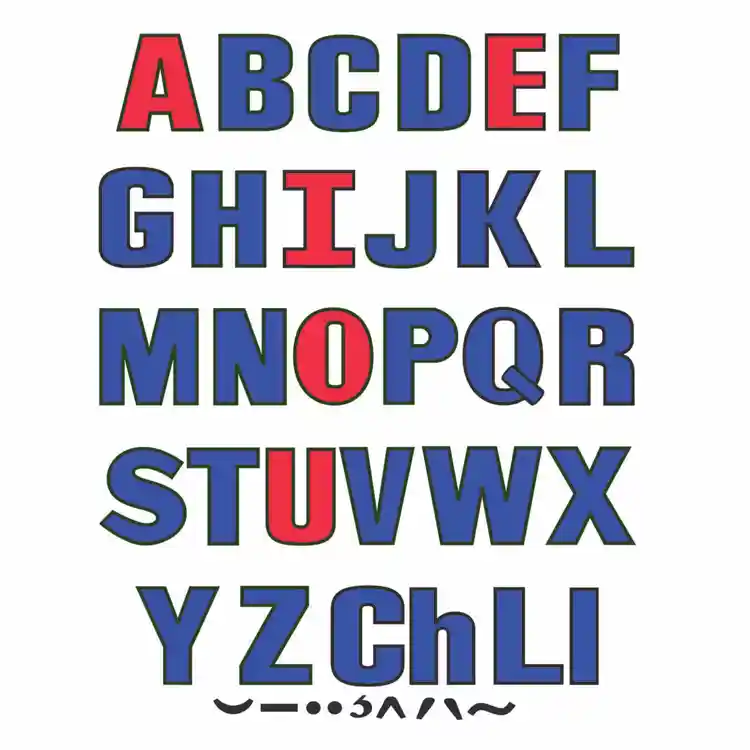 Uppercase Felt Letters