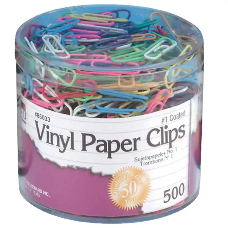 Vinyl Coated Paper Clips