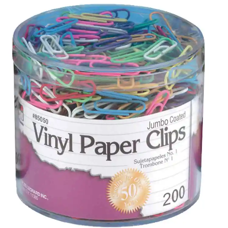 Vinyl Coated Paper Clips