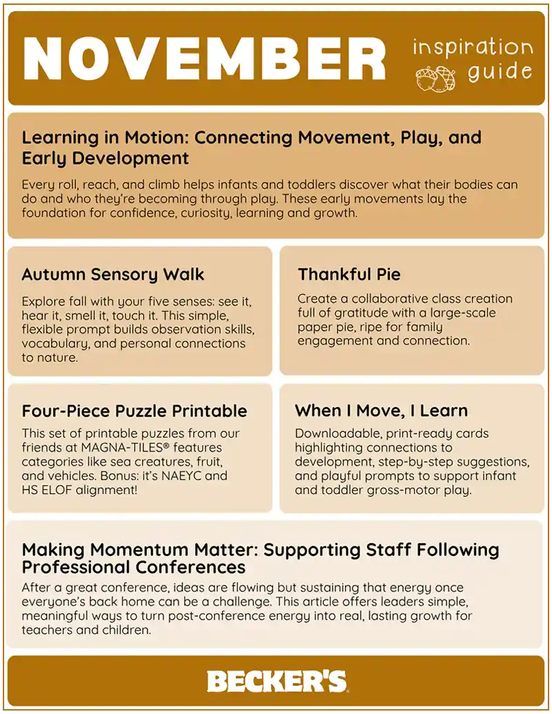 November 2025 Teacher Inspiration Guide